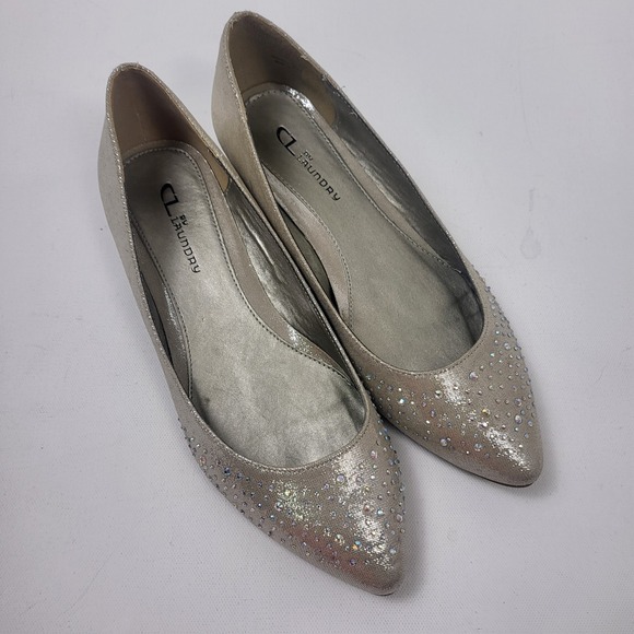 CL by Chinese Laundry Women's Size 9‎ Sherilyn Wedge Pump 1 In Heels Champagne - Picture 1 of 8